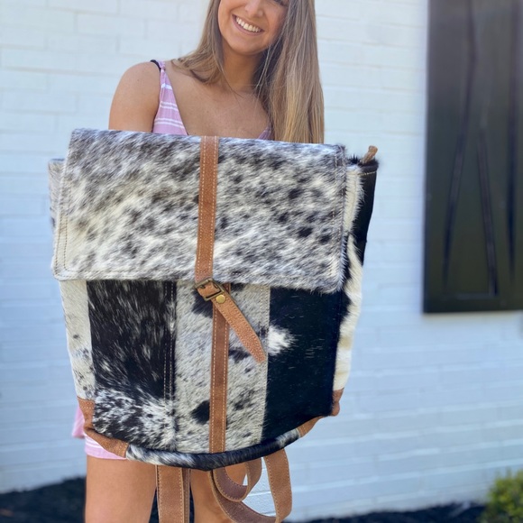 Myra Bag Handbags - Myra hairon backpack bag (S-0982)